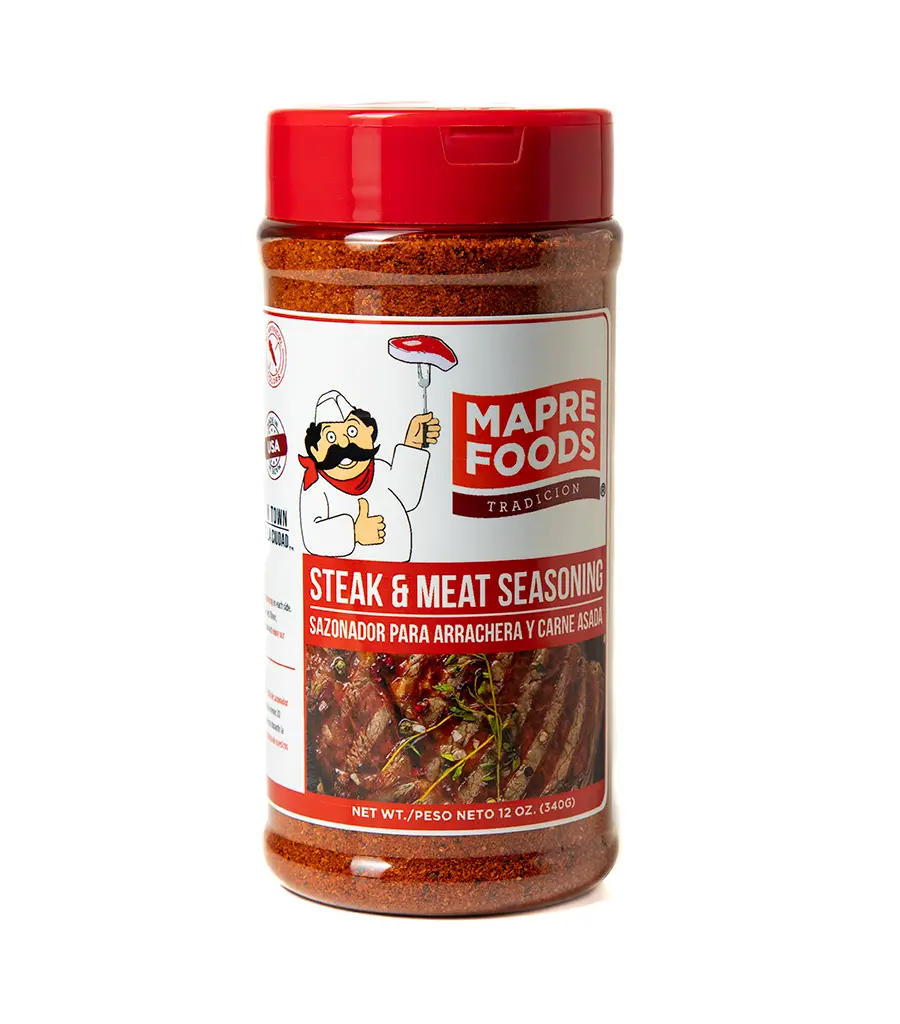 MAPRE FOODS - STEAK SEASONING 12 OZ (12 JARS PER BOX)