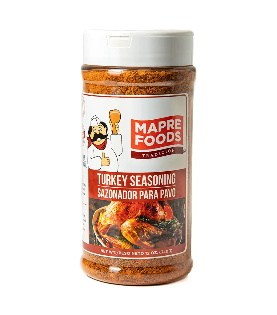 MAPRE FOODS - TURKEY SEASONING 12 OZ (12 JARS PER BOX)