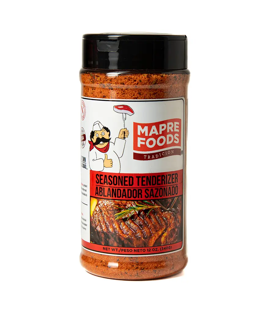 MAPRE FOODS - SEASONED TENDERIZER SEASONING 12 OZ (12 JARS PER BOX)