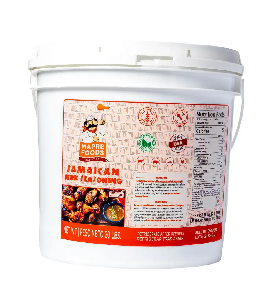 MAPRE FOODS - JAMAICAN JERK 20 LBS