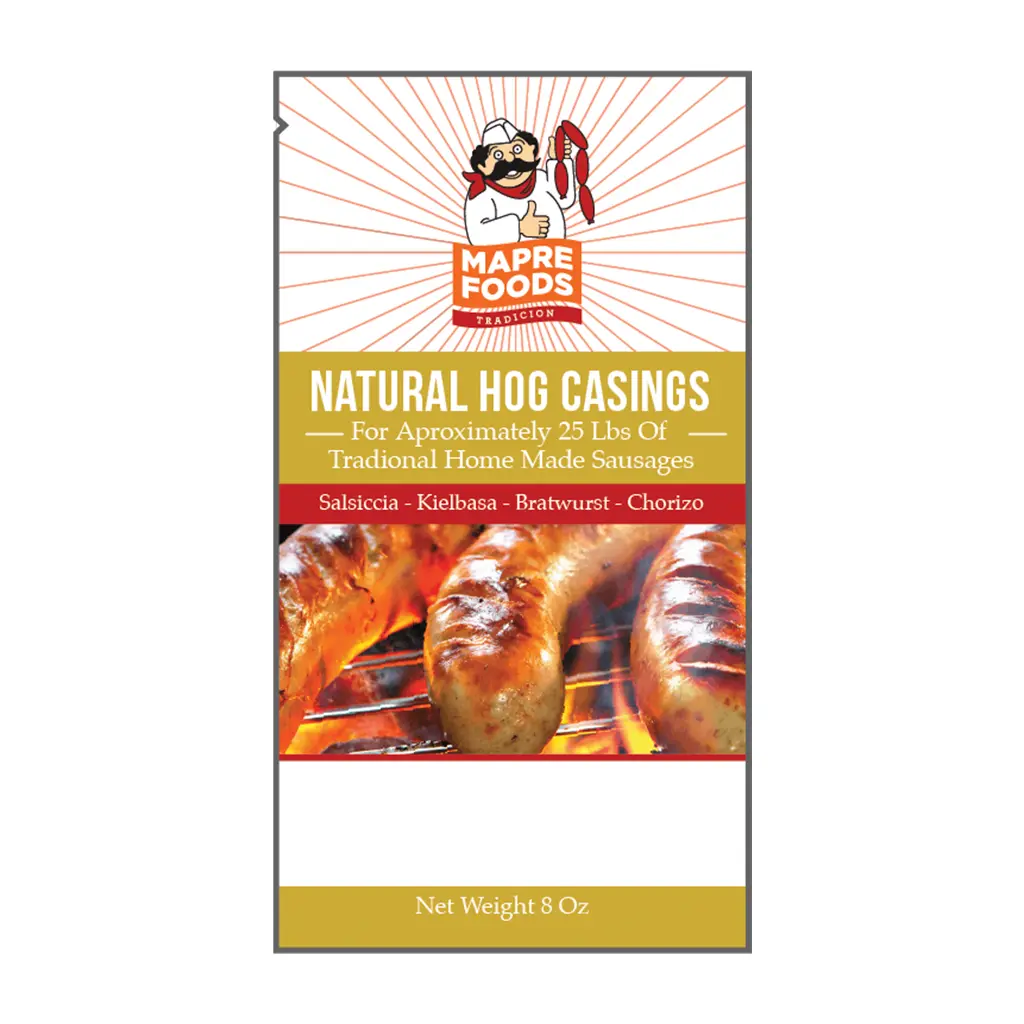 NATURAL HOG CASINGS - HOMEPACK 8 OZ
