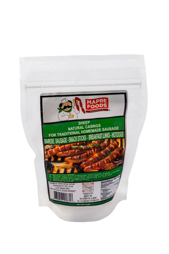 NATURAL SHEEP CASINGS HOME PACK 10 OZ.