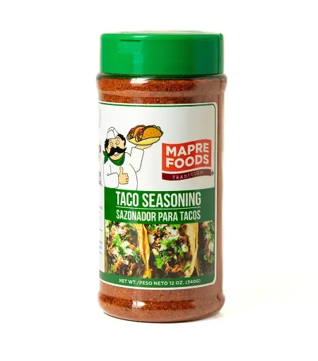 MAPRE FOODS - TACO SEASONING 12 OZ (12 JARS PER BOX)
