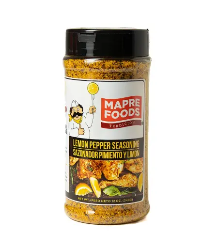 MAPRE FOODS - LEMON PEPPER SEASONING 12 OZ