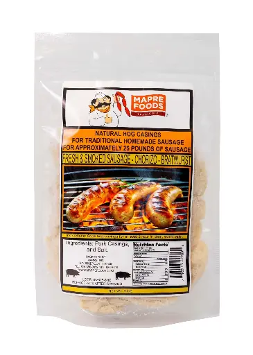 NATURAL HOG CASINGS - HOMEPACK 8 OZ